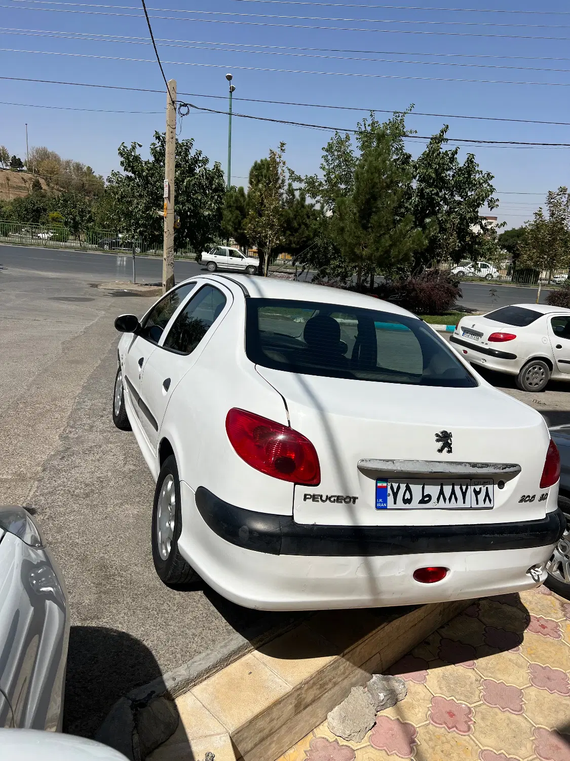 اتو کلانزاده پژو ۲۰۶ v20 سفید مدل ۸۹|خودرو سواری و وانت|همدان, |دیوار