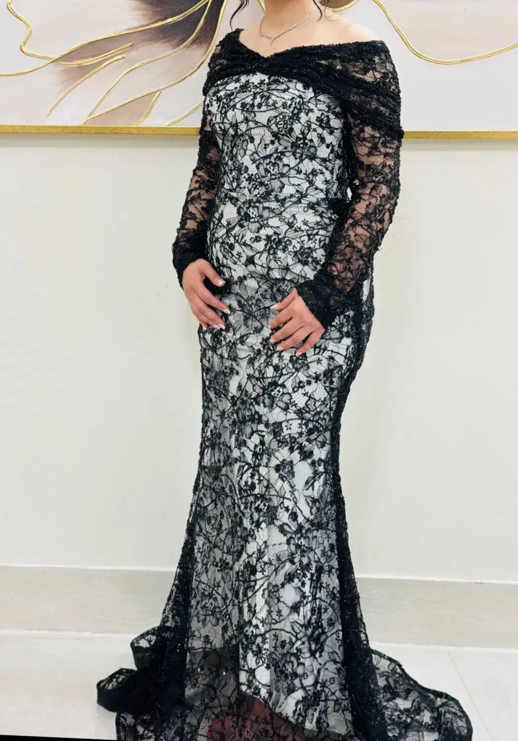 لباس مجلسی دانتل کارشده|لباس|رشت, بلوار گیلان|دیوار