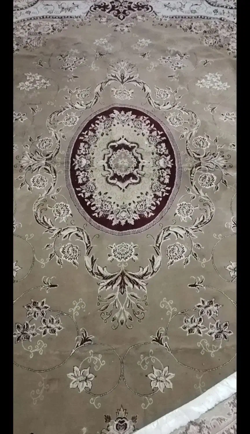 فرش کرم قهوه ای ۱۲متری|فرش|مشهد, ولیعصر (شهرک غرب)|دیوار