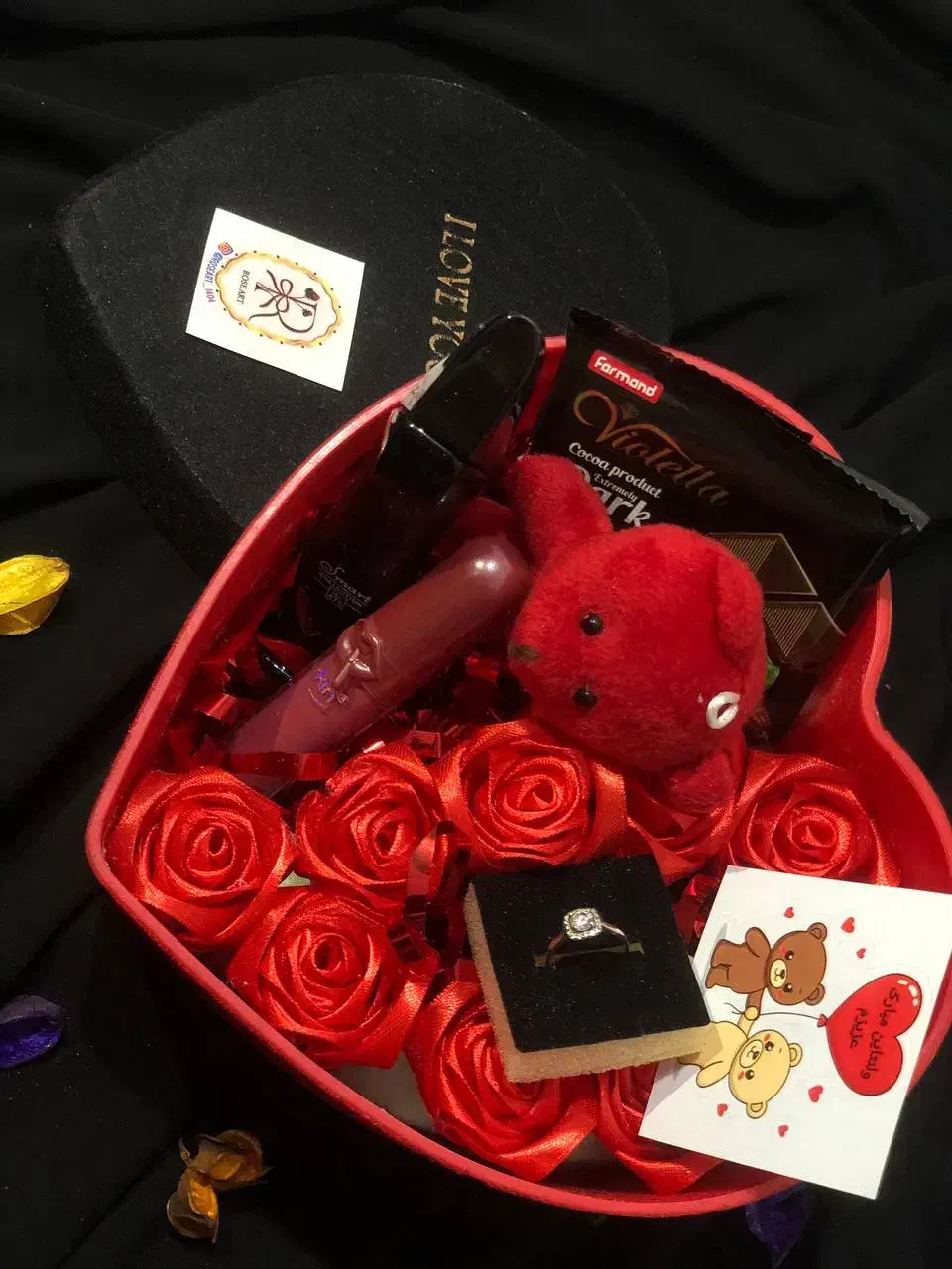 کادویی ولنتاین و گل ربانی|گل مصنوعی|همدان, |دیوار