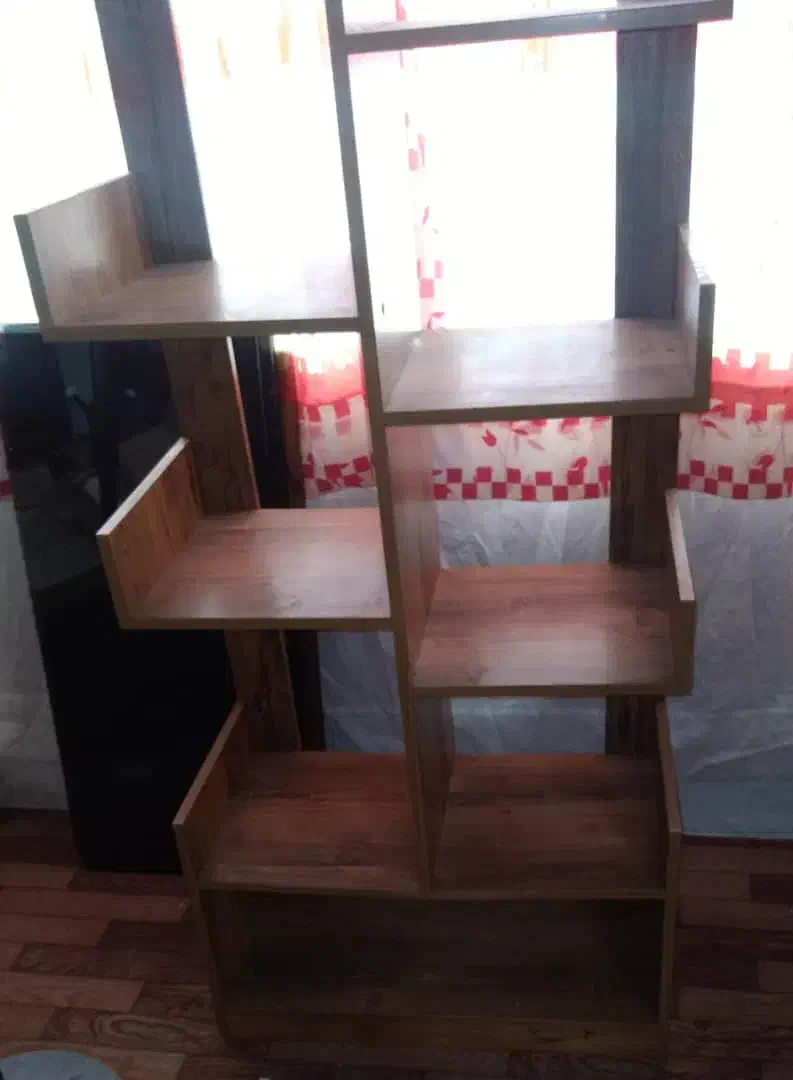 کتابخانه دو عدد ویترینی و مدل طبقه ای|کتابخانه، شلف، قفسههای دیواری|رشت, گلسار|دیوار