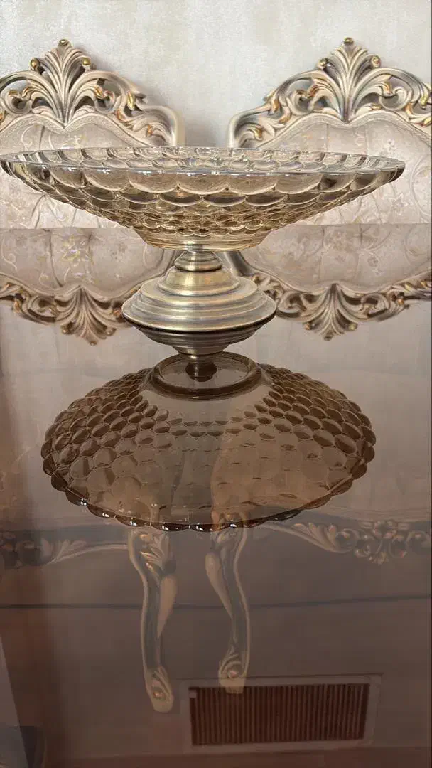 یک جفت شمعدان میوه خوری|صنایع دستی و سایر لوازم تزئینی|تهران, شهرک زینبیه|دیوار