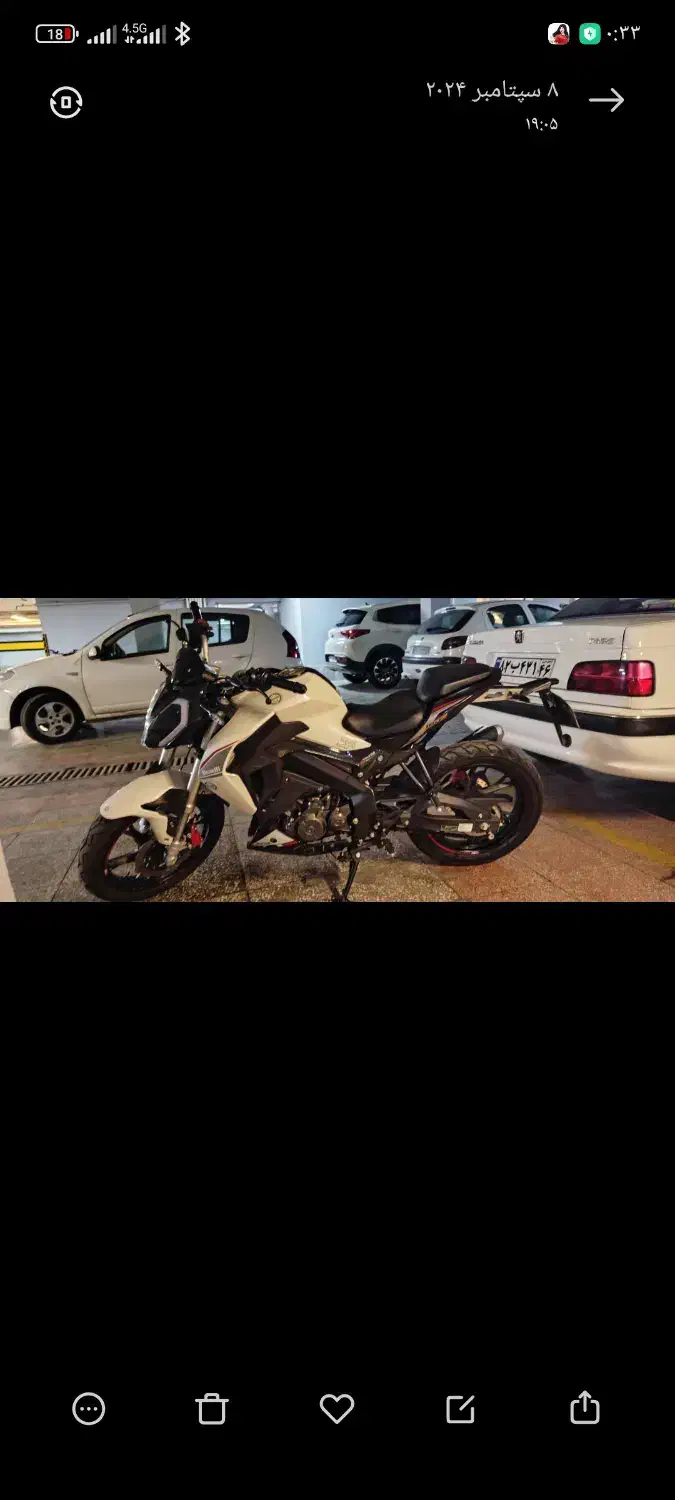 موتور بنلی ۱۸۰ s|موتورسیکلت|رشت, نامجو|دیوار