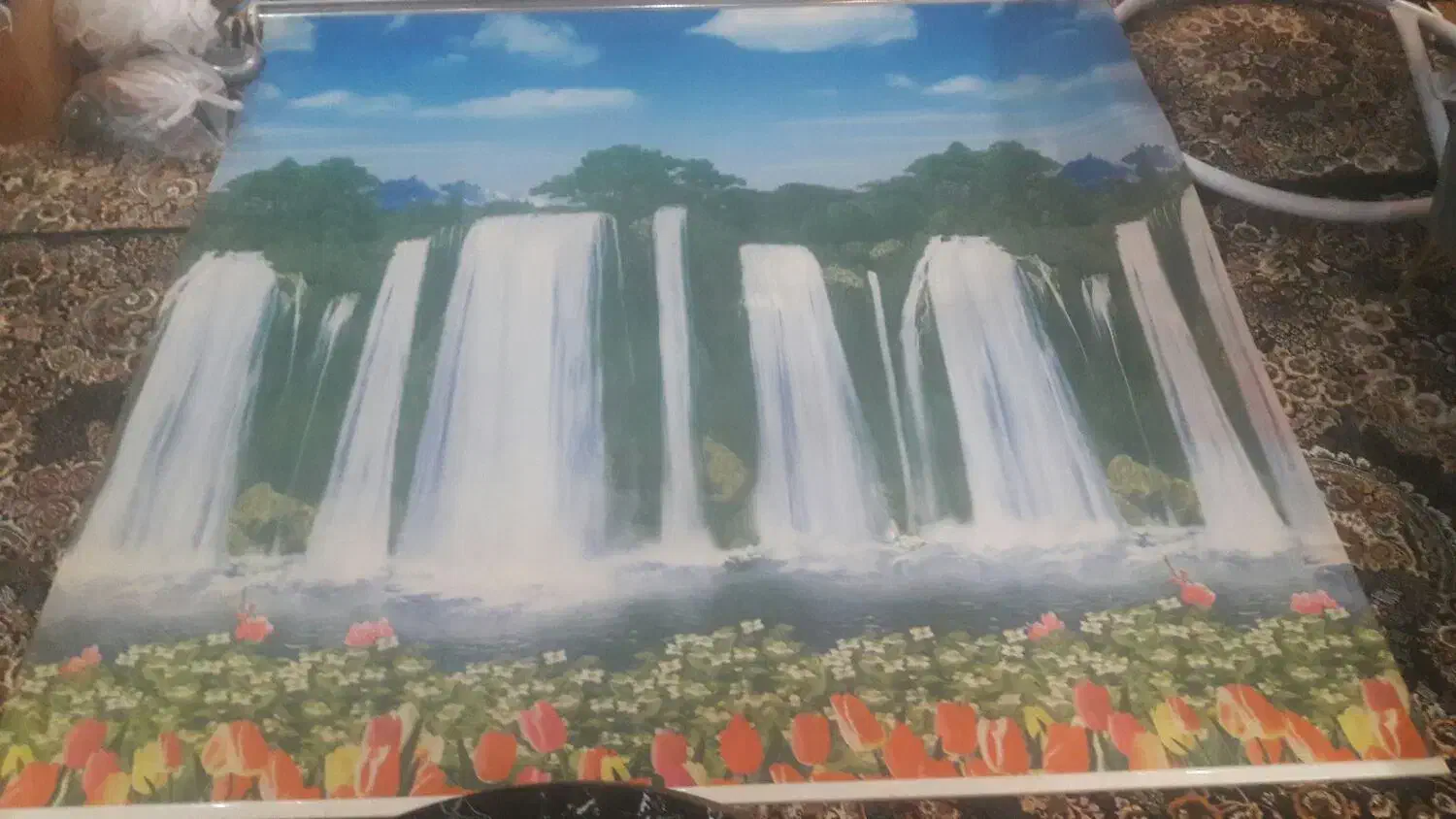 پرده کرکره ای ۲×۲ در حد نو‌|پرده، رانر، رومیزی|اردبیل, |دیوار