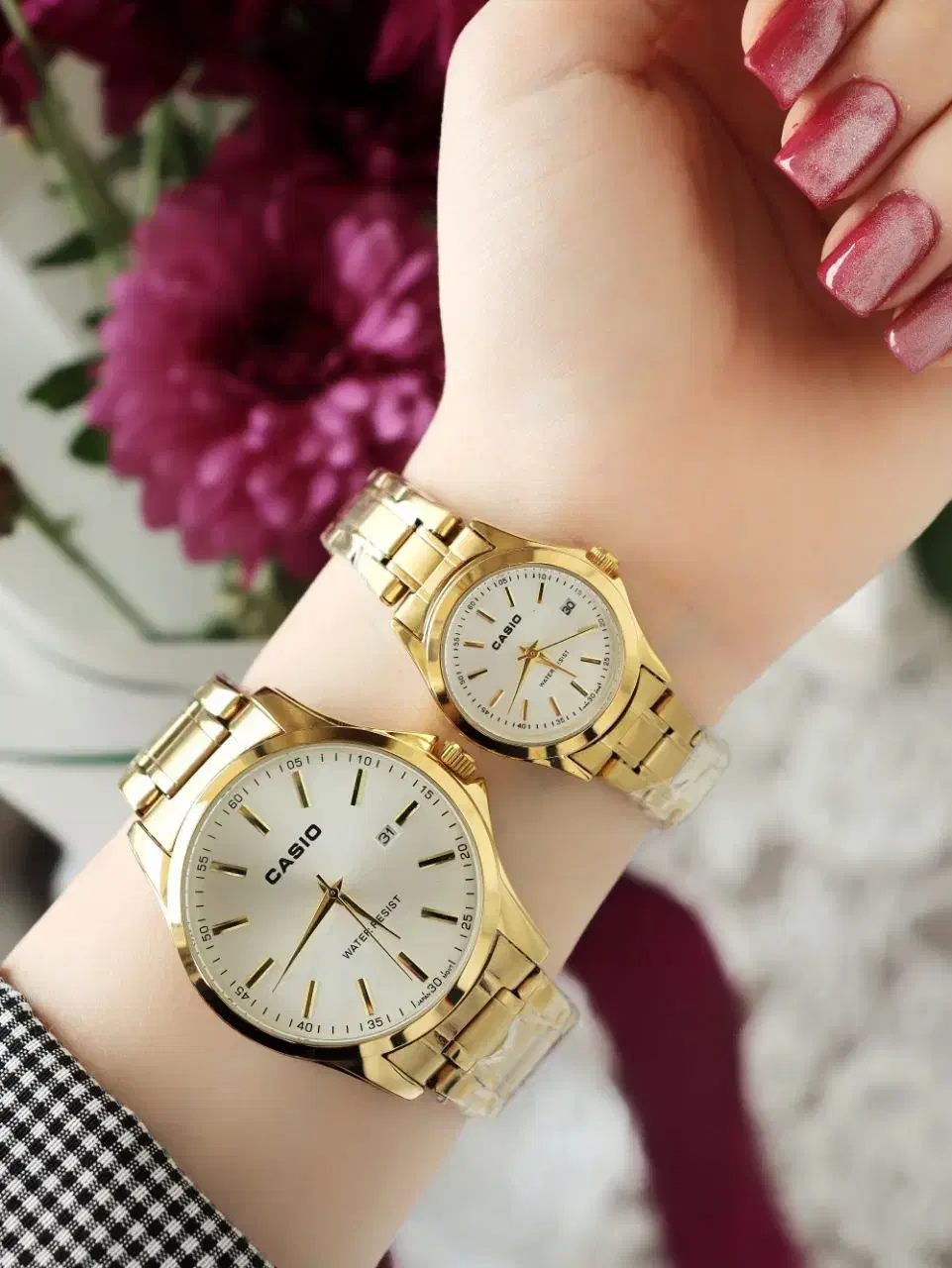 ساعت ست کاسیو کلاسیک صفحه ساده و شیک ژاپنی|ساعت|اصفهان, گلزار|دیوار