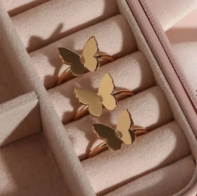 انگشتر نقره پروانه|جواهرات|تهران, جنتآباد شمالی|دیوار