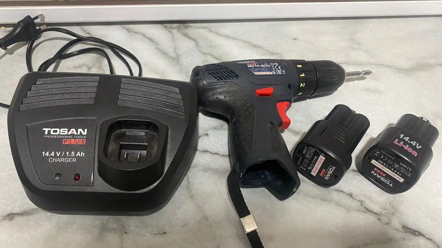 دریل شارژی ۱۴ ولت توسن|ابزارآلات|خرمدره, |دیوار