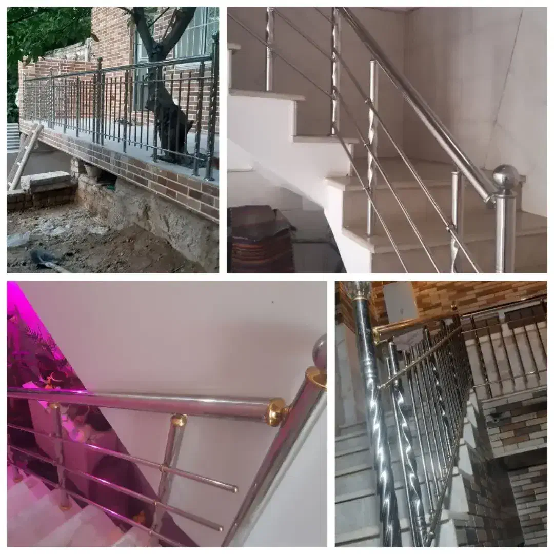 نرده.استیل.آلمنیوم.پلیمر.پنجره دوجدارهpvcسکوریت|مصالح و تجهیزات ساختمان|قم, کلهری|دیوار