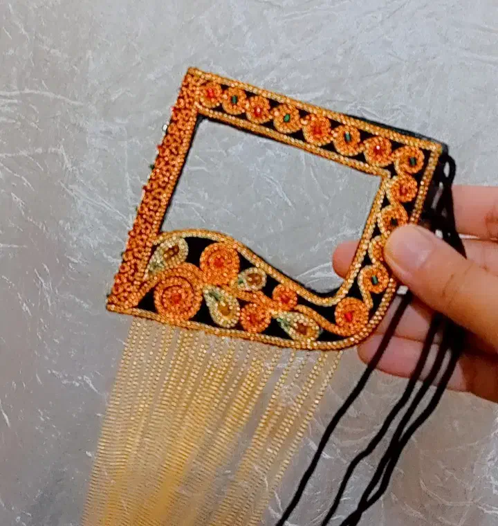 برقع گلابتونی|زیورآلات و اکسسوری|قشم, |دیوار