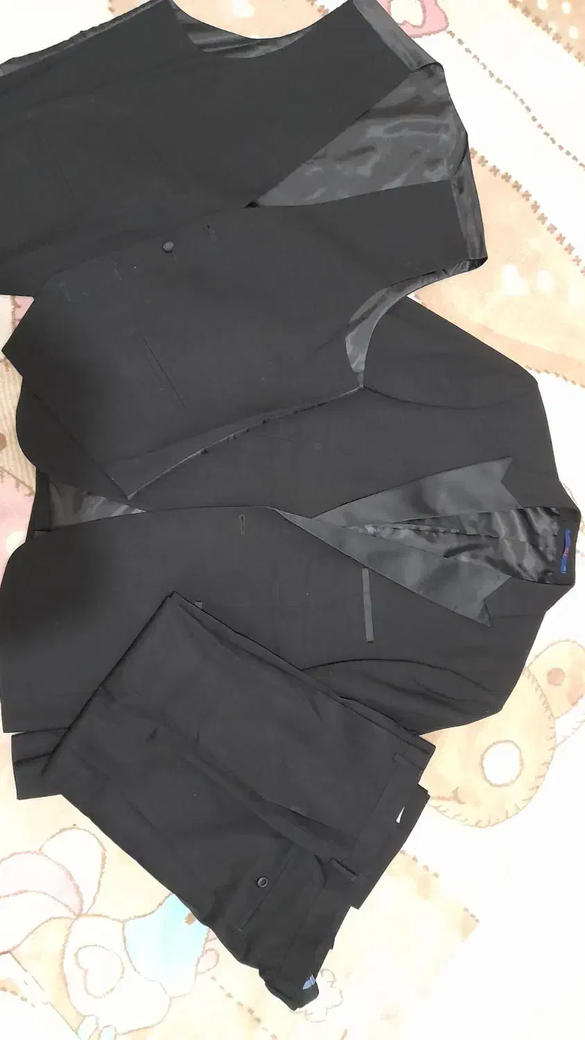 کت و شلوار مردانه مشکی سایز ۵۶|لباس|شاهدشهر, |دیوار