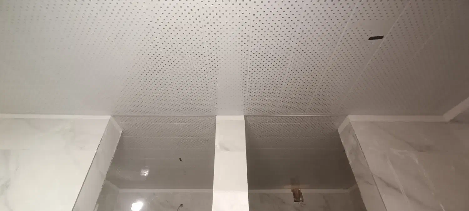 اجرای سقف کاذب pvc کلیک cnc قرنیز پارکت|خدمات پیشه و مهارت|یزد, |دیوار