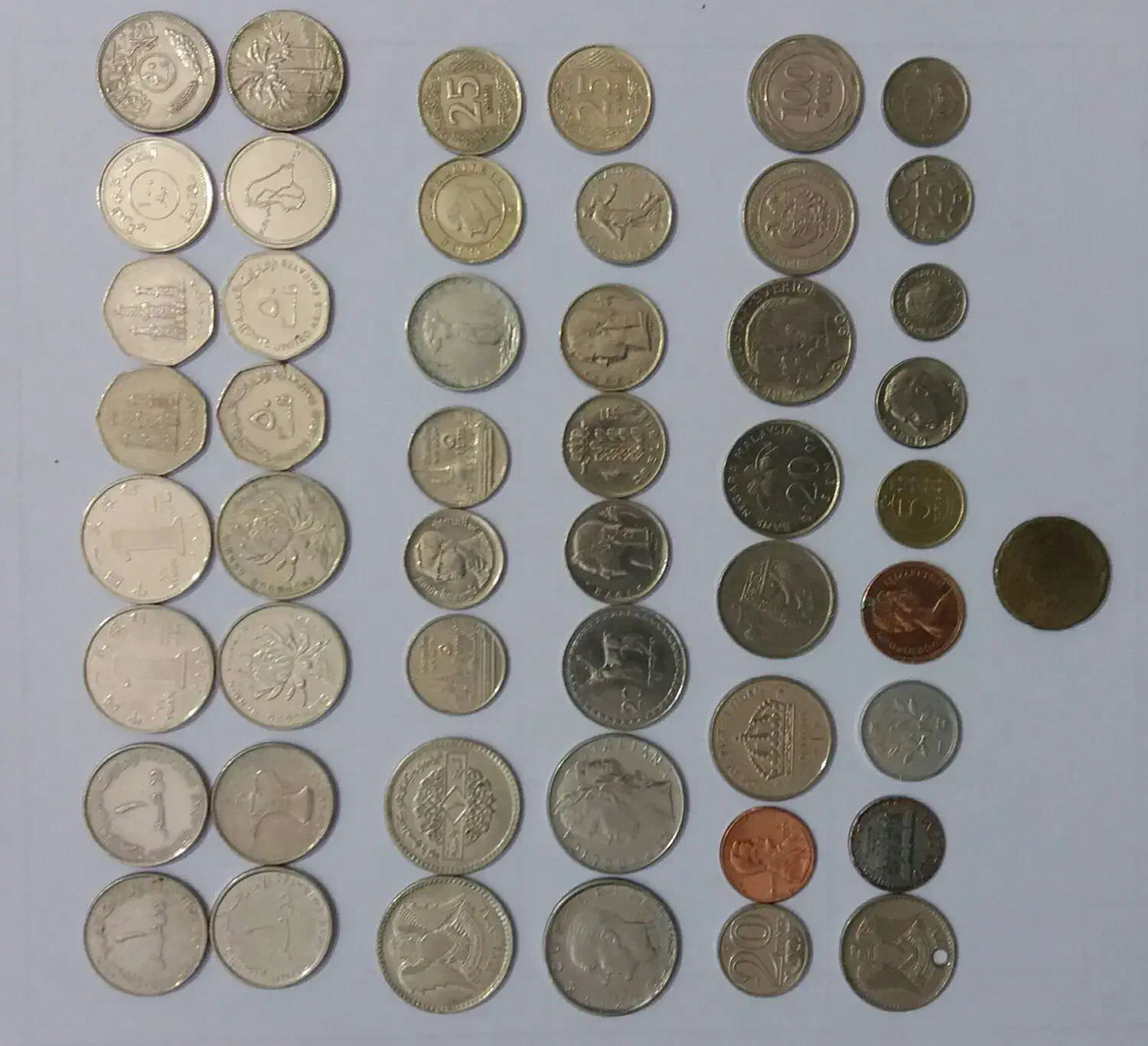 تعدادی سکه ایرانی و خارجی|کلکسیون سکه، تمبر، اسکناس|کنگاور, |دیوار