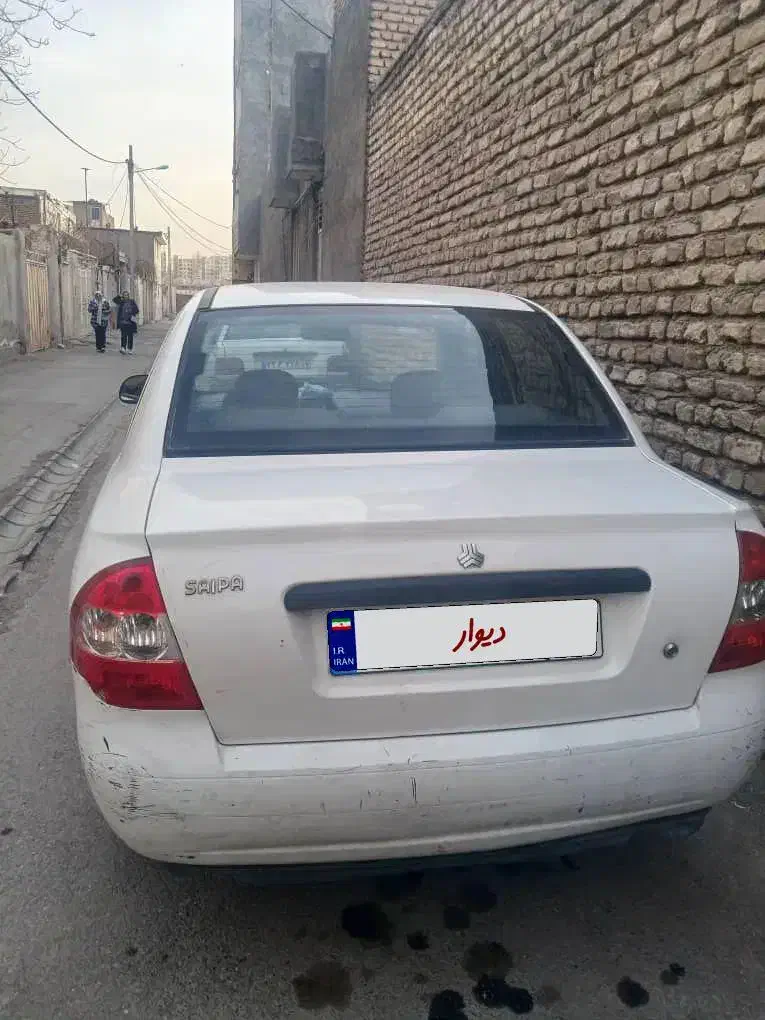 تیبا صندوق دار ۹۵ سفید|خودرو سواری و وانت|مشهد, نوده|دیوار