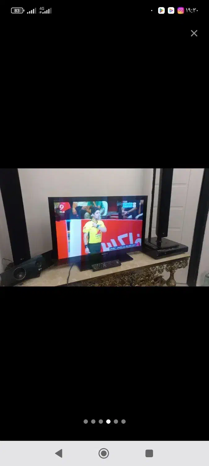 تلوزیون 32اینچ سونی|تلویزیون و پروژکتور|قروه, |دیوار