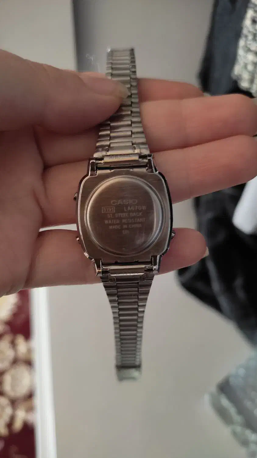 ساعت نوستالژی کاسیو زنانه، نو، استیل|ساعت|مشهد, رده|دیوار