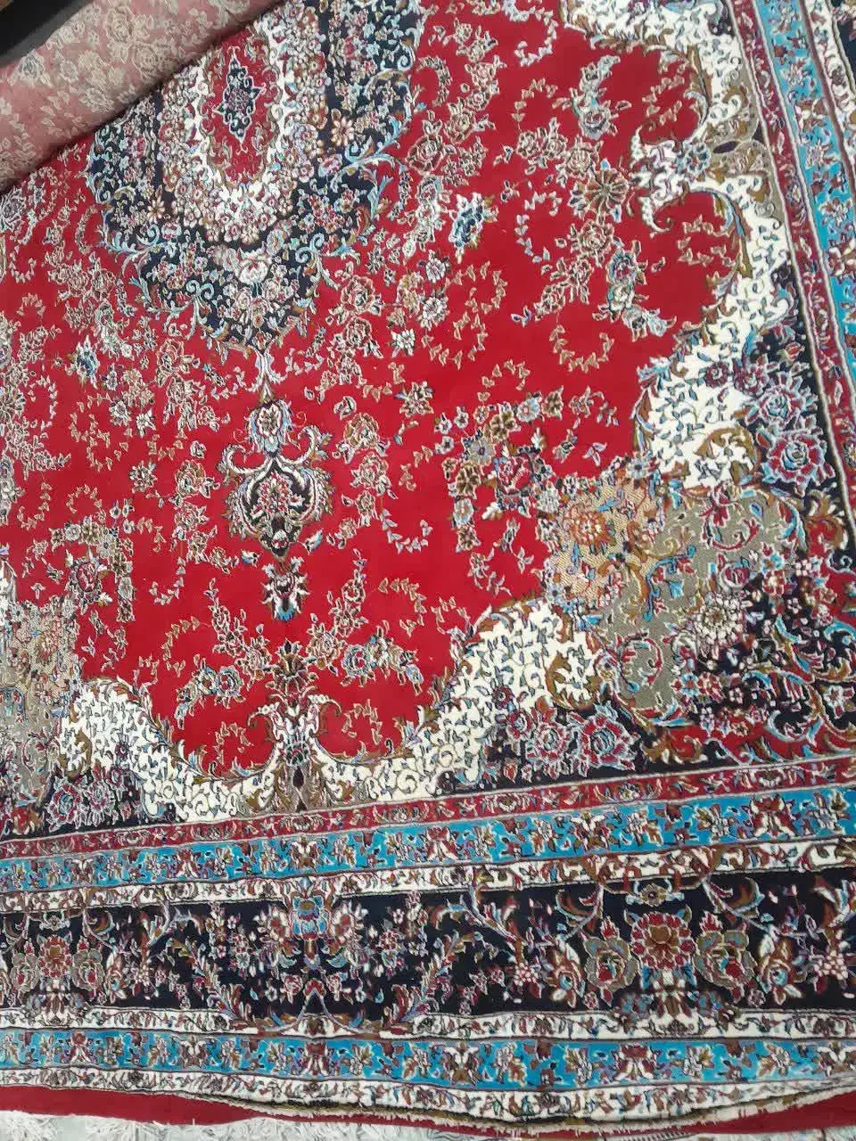 فروش یک تخته فرش دست دوم 12 متری سالم|فرش|قم, باغ شازده|دیوار