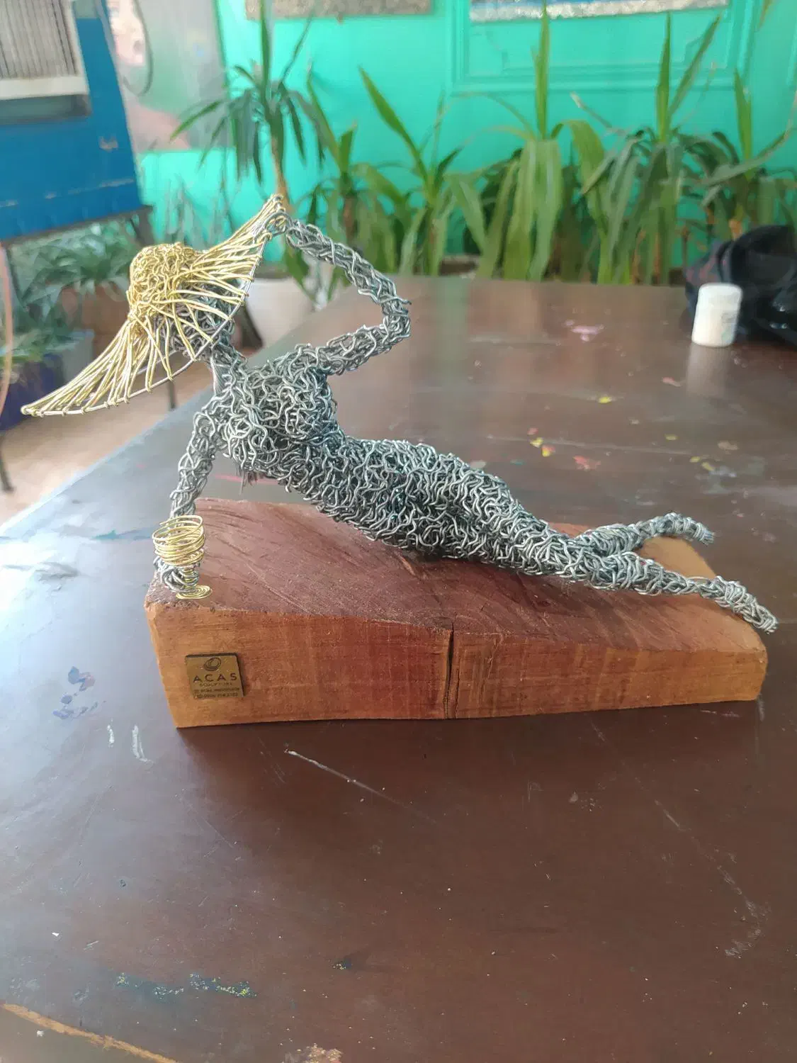 انجام سفارش انواع مجسمه سیمی+ آموزش|مجسمه، تندیس، ماکت|شیراز, اصلاح‌نژاد|دیوار