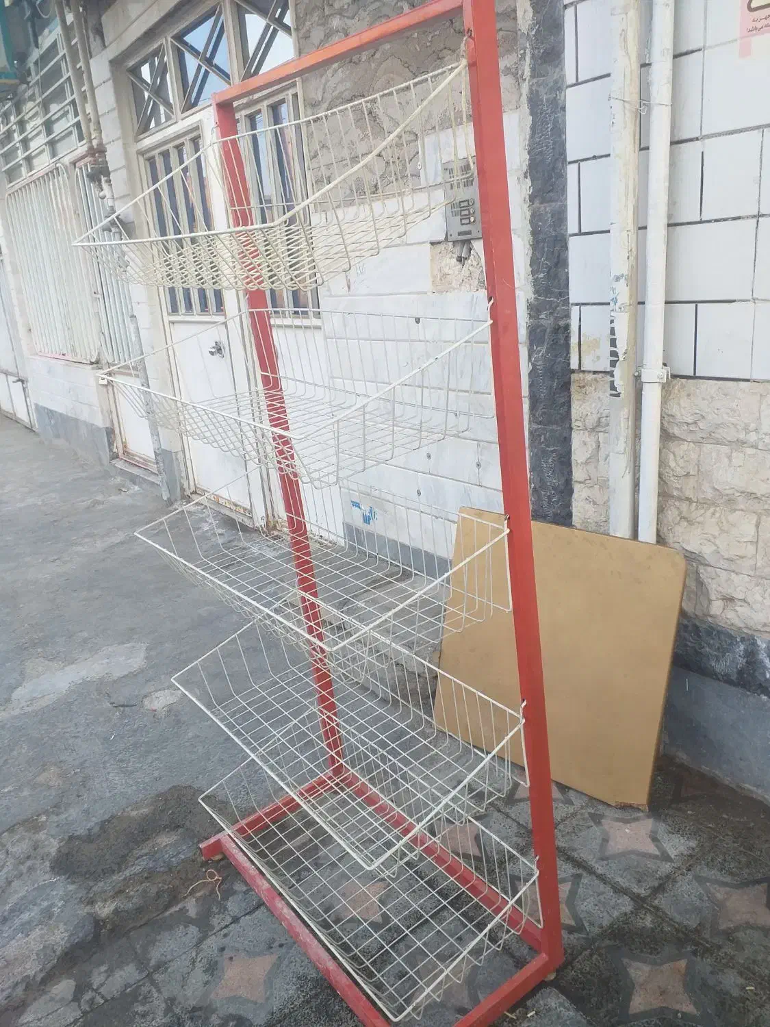 قفسه ۵ طبقه|کتابخانه، شلف، قفسههای دیواری|ساوه, |دیوار