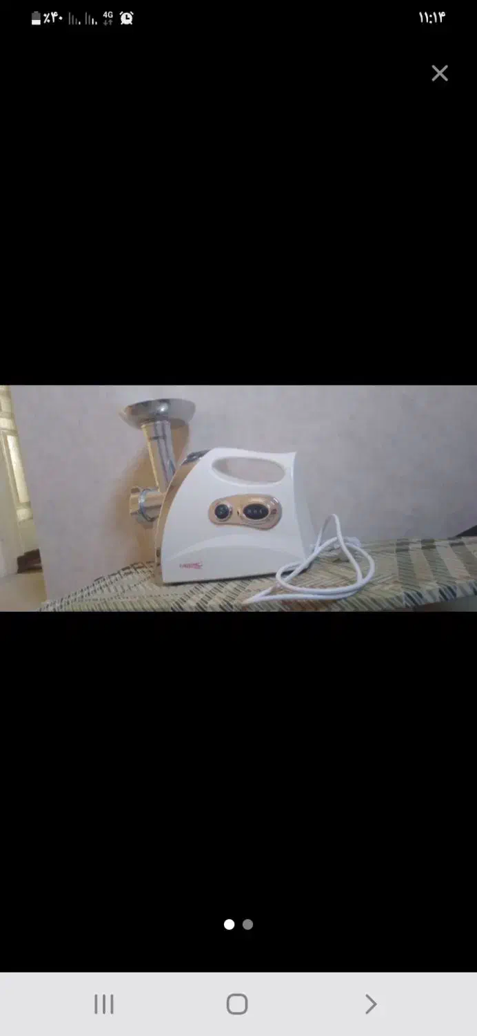 چرخ گوشت بدون استفاده|خردکن، آسیاب، غذاساز|اهواز, کوی منابع طبیعی|دیوار