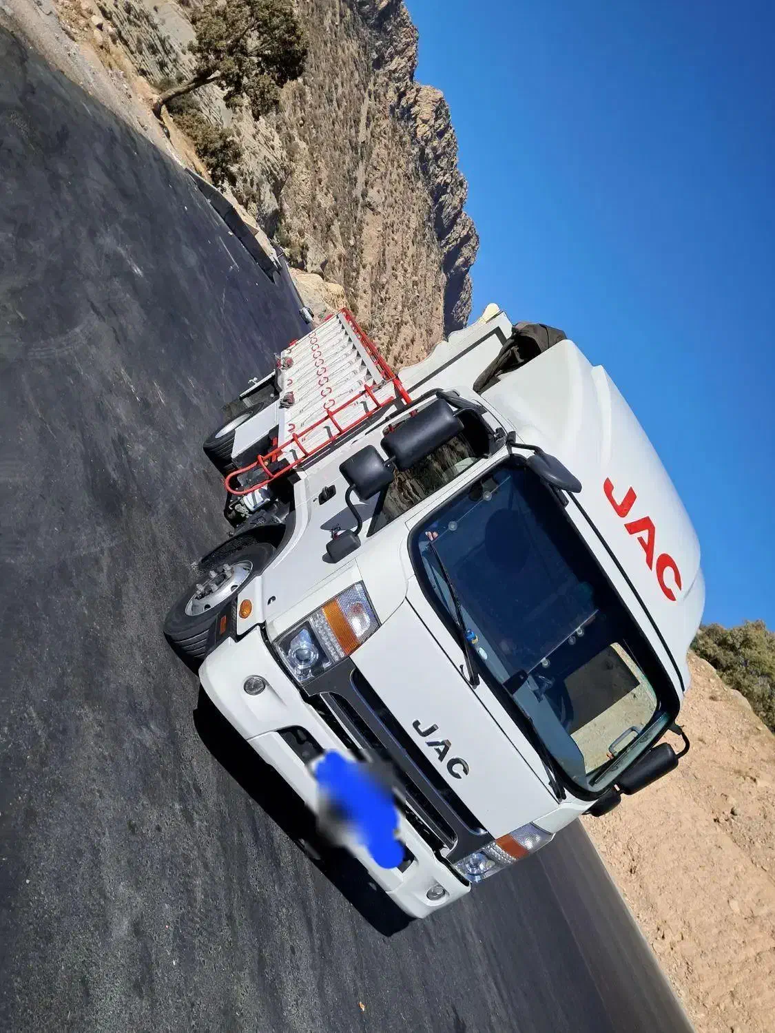 جک ۸.۵|خودرو سنگین|کوه چنار, |دیوار