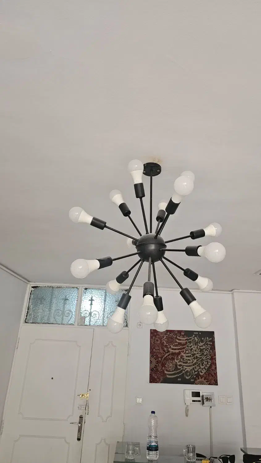 لوستر مدرن کاملا سالم و نو|لوستر و چراغ آویز|کرج, مهرویلا جنوبی|دیوار