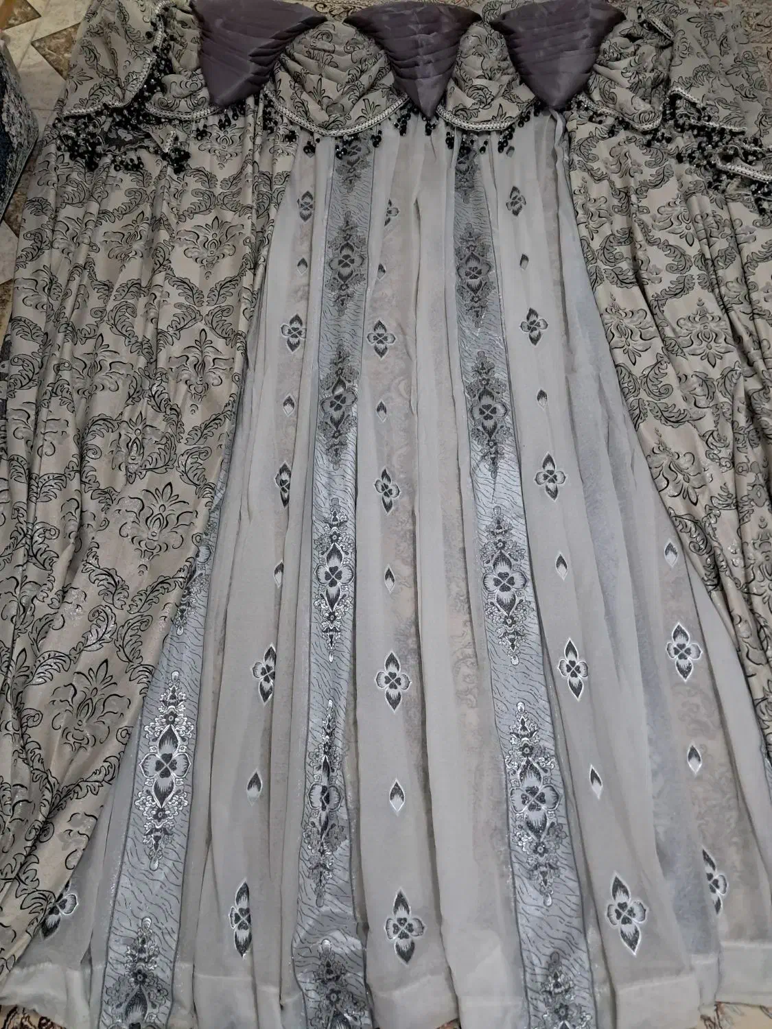 فروش چند عدد پرده|پرده، رانر، رومیزی|صومعهسرا, |دیوار