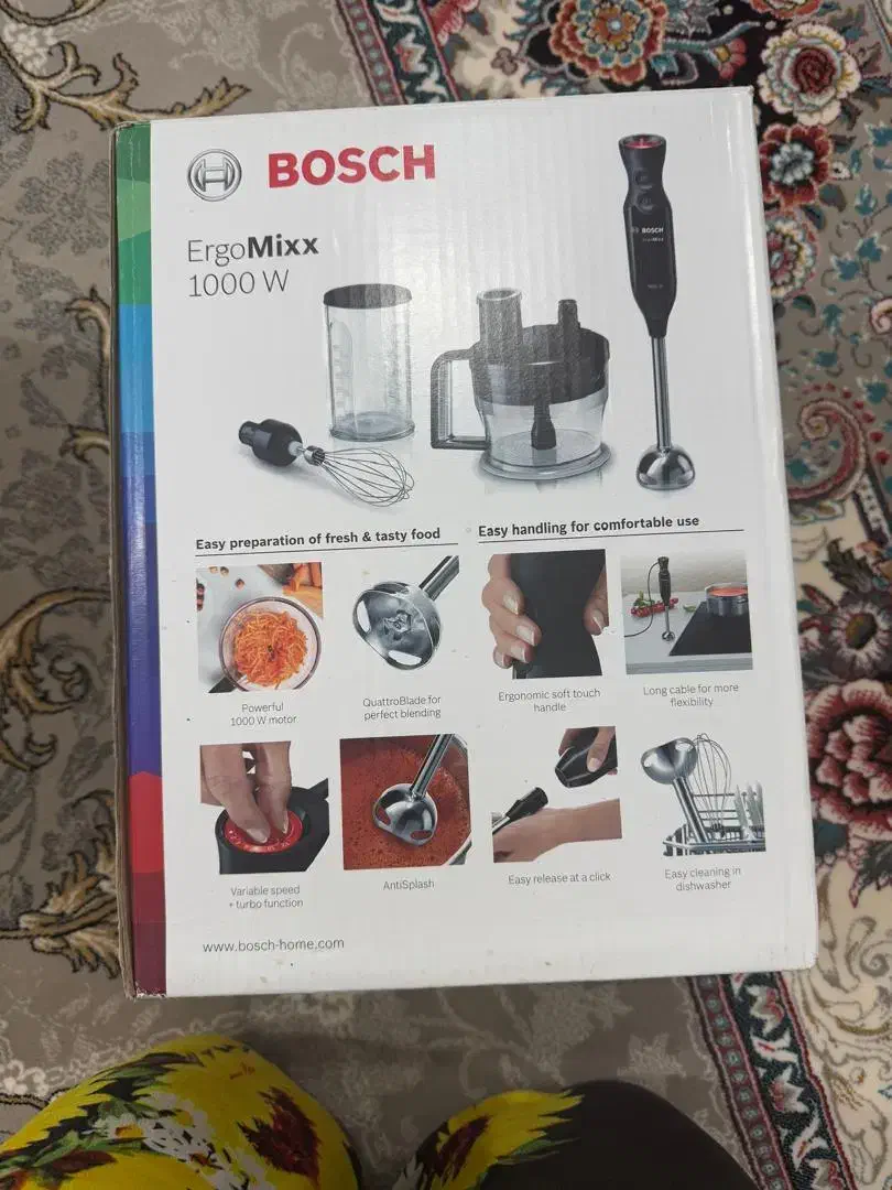 گوشتکوب برقی ۴ کاره بوش|خردکن، آسیاب، غذاساز|باغ ملک, |دیوار