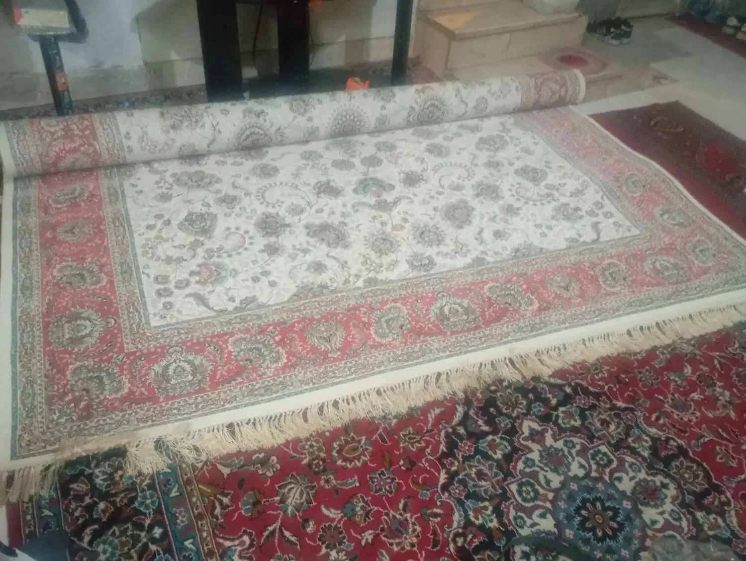فروش فرش 9 متری 1200 شانه|فرش|کاشان, مدرس|دیوار