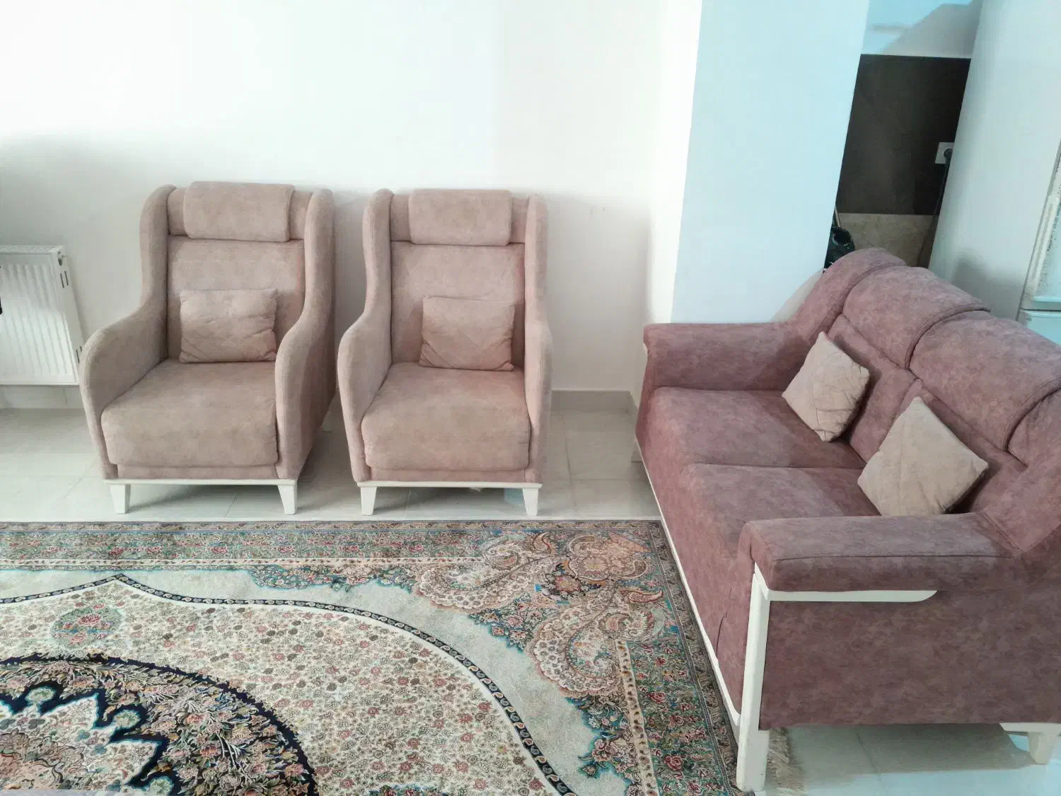 مبل راحتی ۷نفره|مبلمان خانگی و میز عسلی|رشت, دیانتی|دیوار