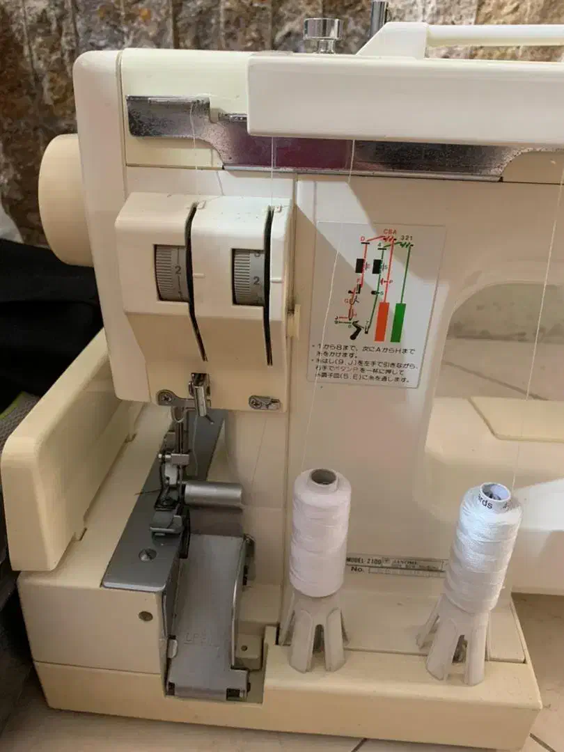 چرخ خیاطی ژانومه دوکله استوک ژاپن اصل|چرخ خیاطی و ریسندگی|ری, علایین|دیوار