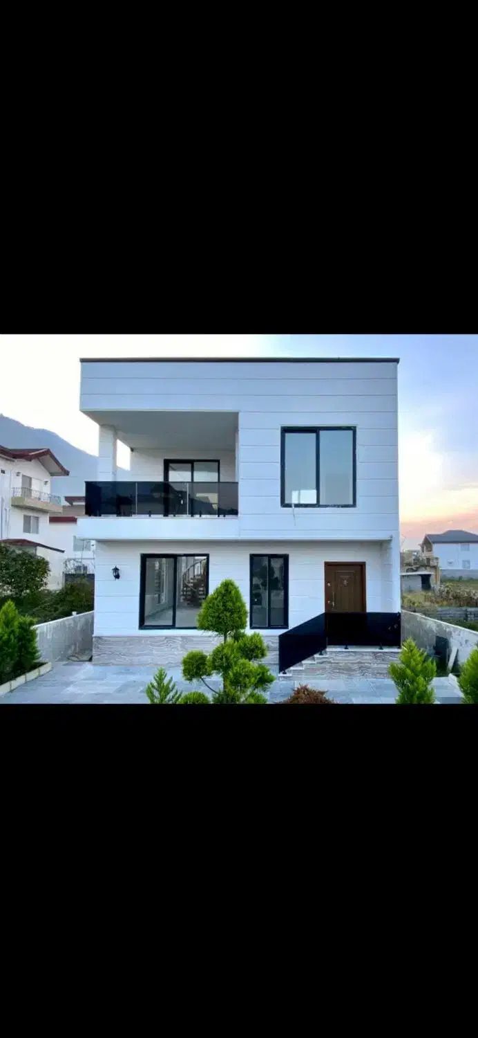 ویلا نما مدرن ۲۳۰مترزمین ۲۰۰ بنا مجوز وپایان کار|فروش زمین و ملک کلنگی|نوشهر, |دیوار