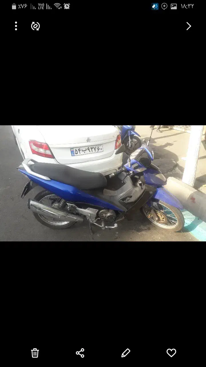 گلکسی ۸۶|موتورسیکلت|تهران, شکوفه|دیوار