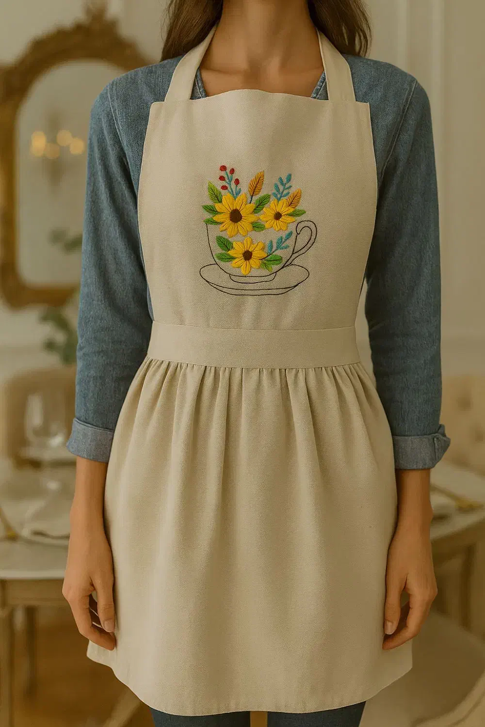 پیشبند آشپزخانه  گلدوزی|سفره، حوله، دستمال آشپزخانه|کرمان, |دیوار