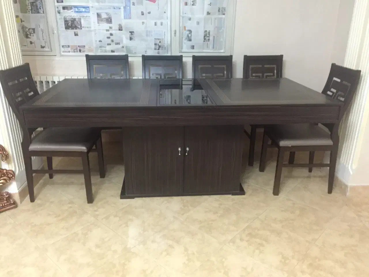 میز نهارخوری ۱۰ نفره|میز و صندلی غذاخوری|رشت, منظریه|دیوار