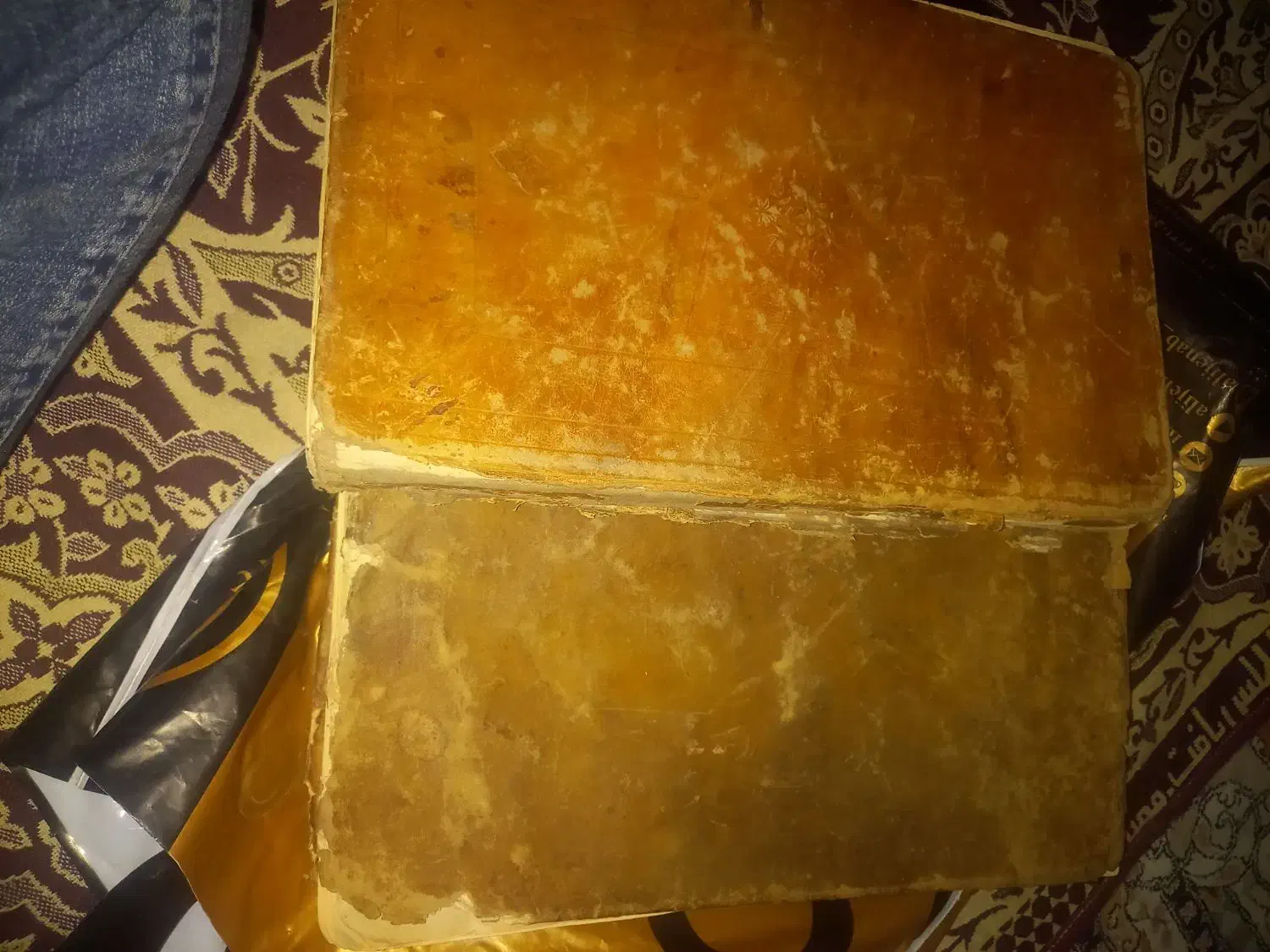 دوتا کتاب چاپ سنگی ۱۳۱۰|کلکسیون اشیاء عتیقه|خمینی‌شهر, |دیوار