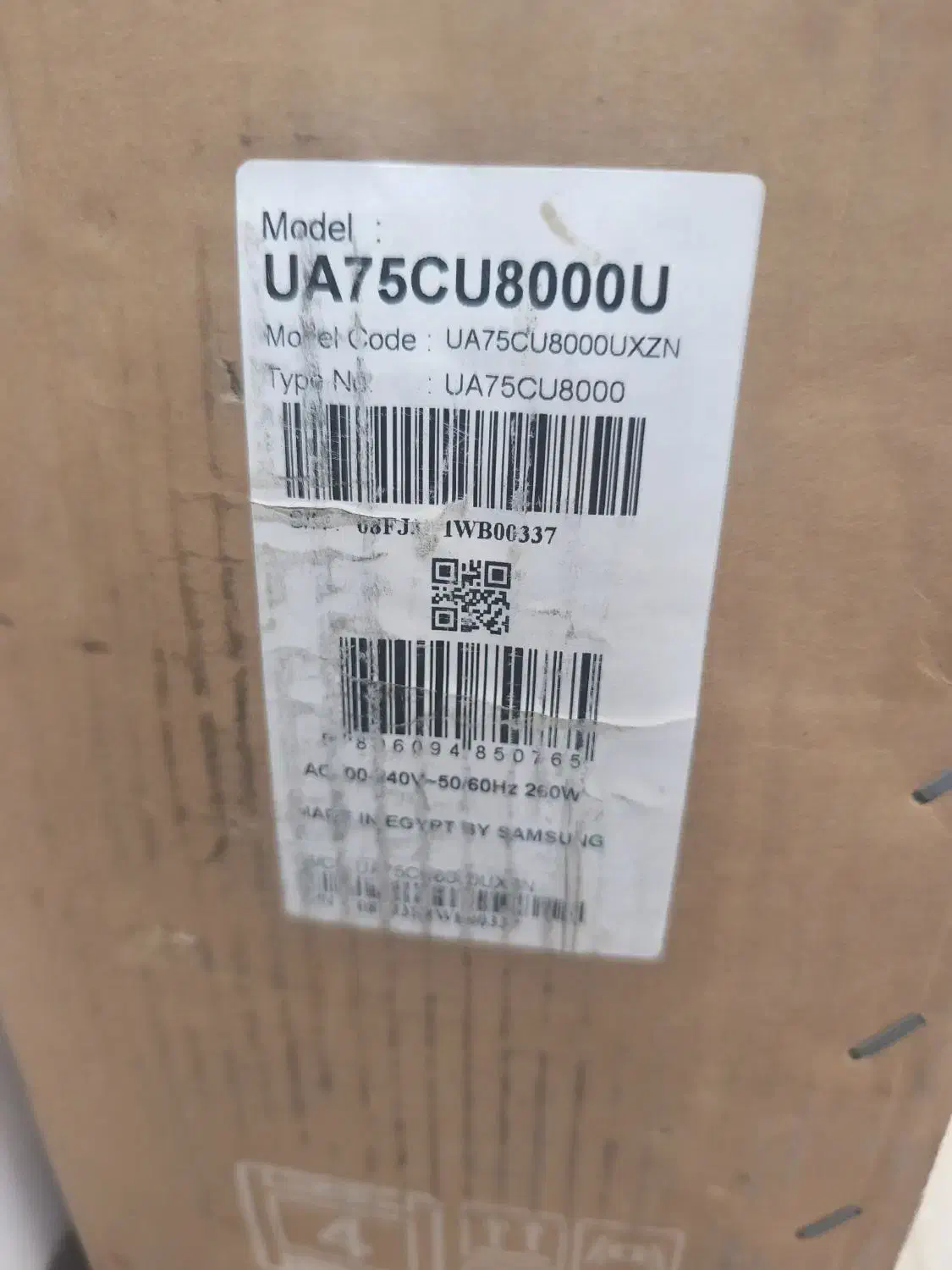 یو اچ دی ۷۵ اینچ سامسونگ|تلویزیون و پروژکتور|سرخرود, |دیوار