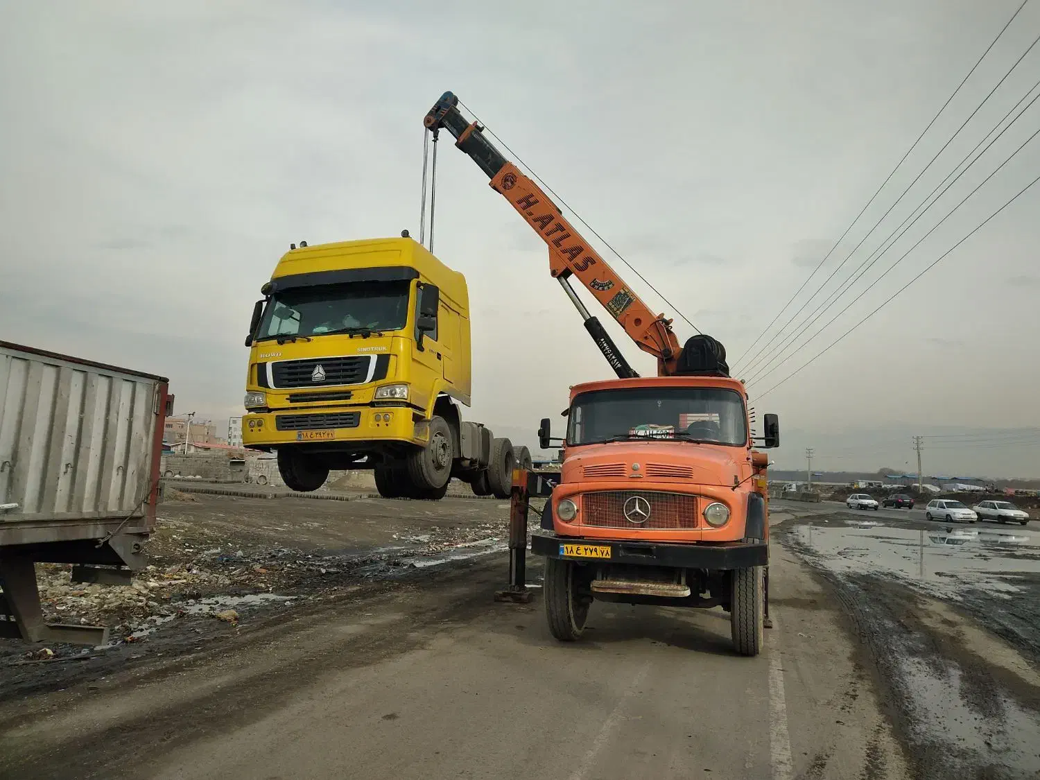 جرثقیل 10 تن کفی|خودرو سنگین|کرج, کمال‌شهر|دیوار