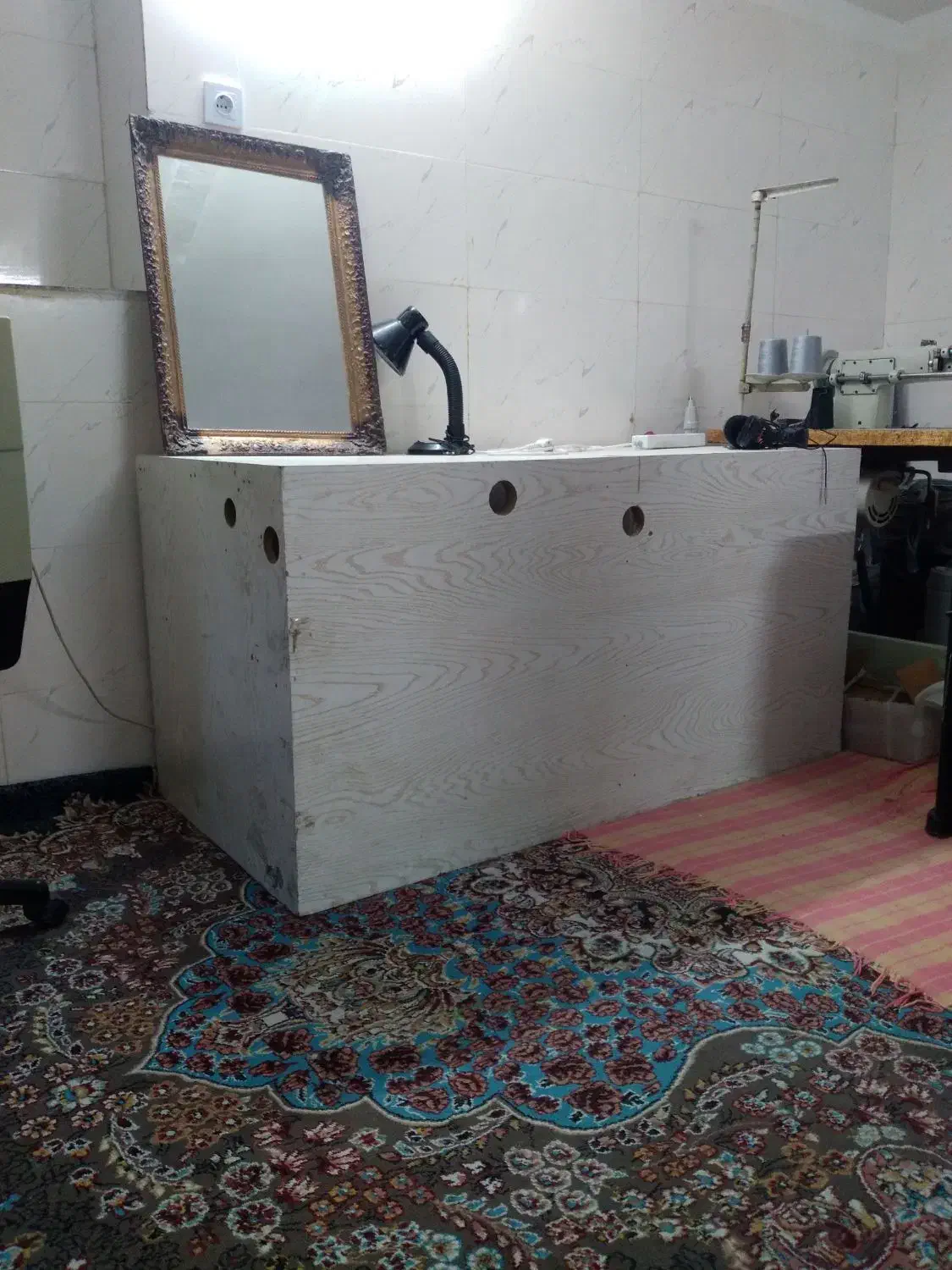 میز کار، میز برش، میز چوبی تمیز|لوازم خیاطی و بافتنی|مشهد, سیسآباد|دیوار