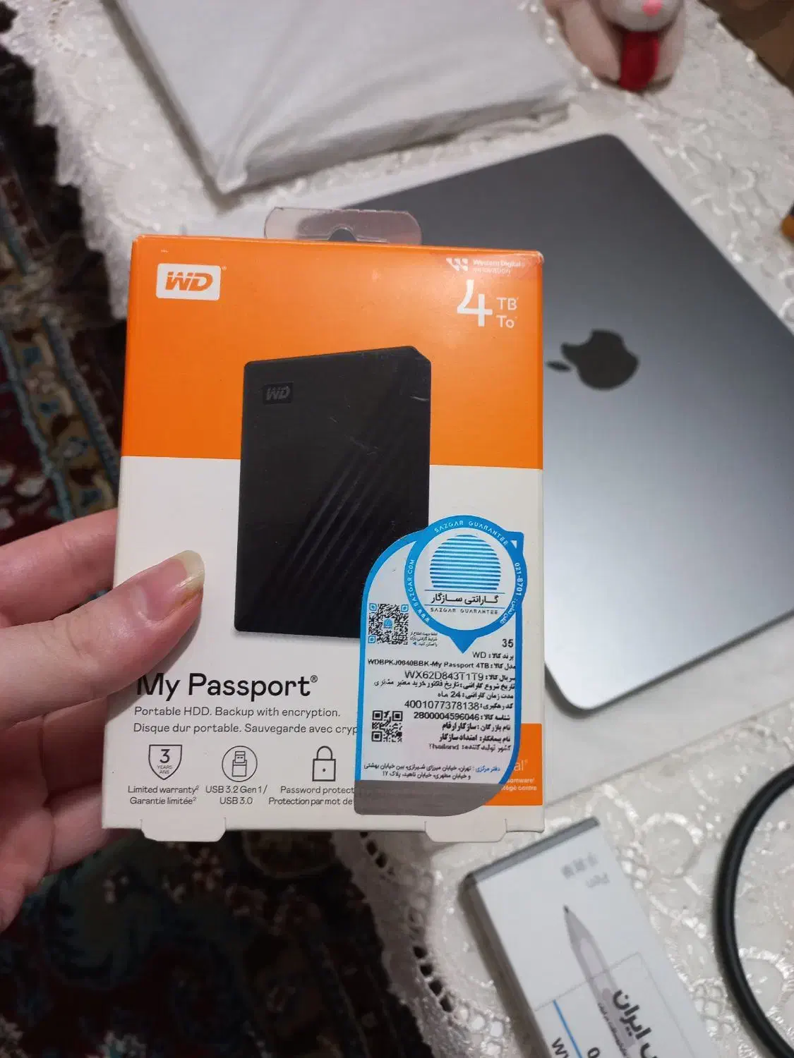 هارد اکسترنال وسترنMy Passport 4TBباگارانتی سازگار|قطعات و لوازم جانبی رایانه|رشت, گلسار|دیوار