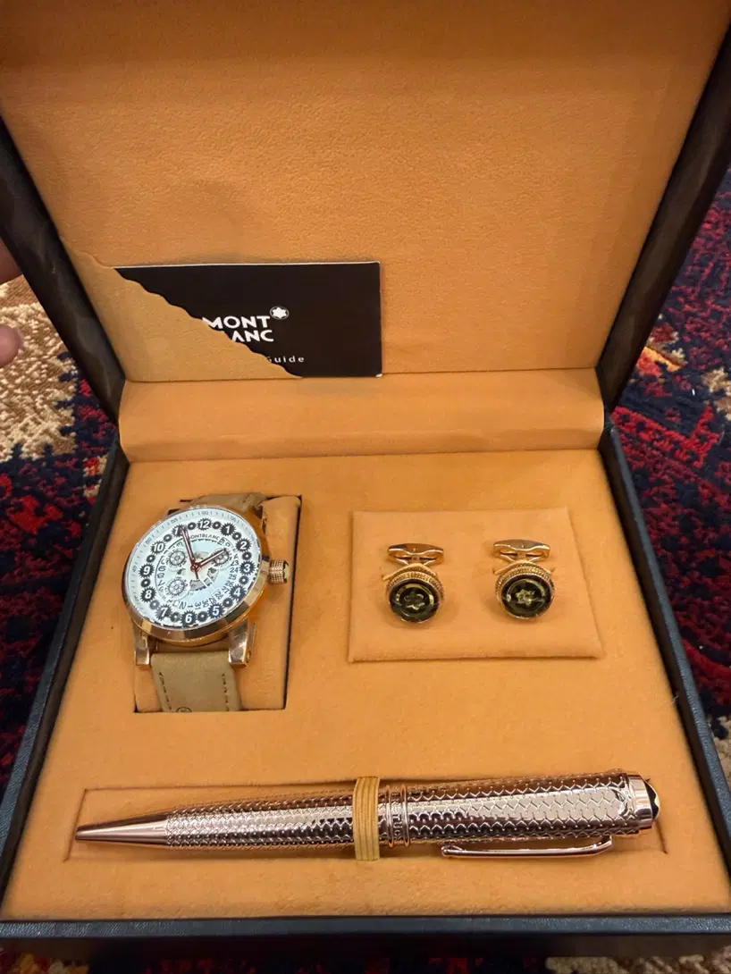 پک هدیه MONT BLANC|زیورآلات و اکسسوری|قم, بنیاد|دیوار