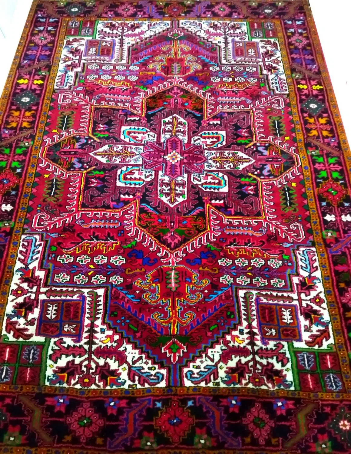 فرش هریس جفت ۹ متری تازه نونو قیچی بیچیم|فرش|خواجه, |دیوار