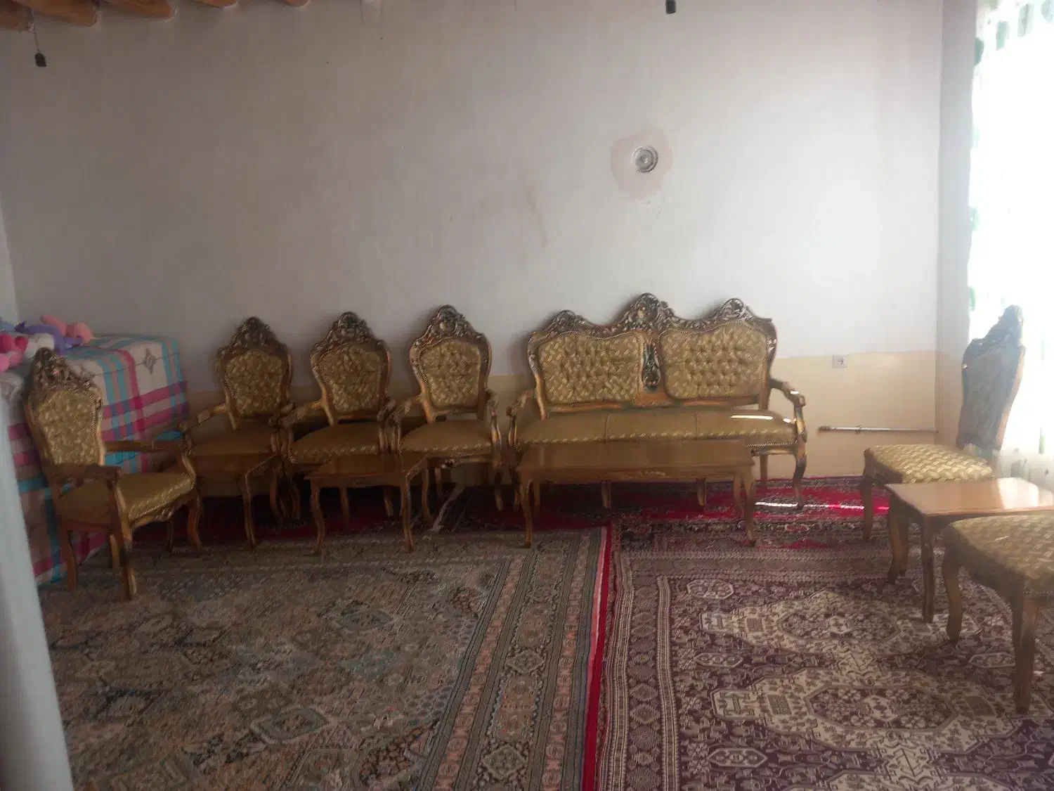 مبل سلطنتی و عسلی و بوفه|مبلمان خانگی و میز عسلی|ارس, |دیوار