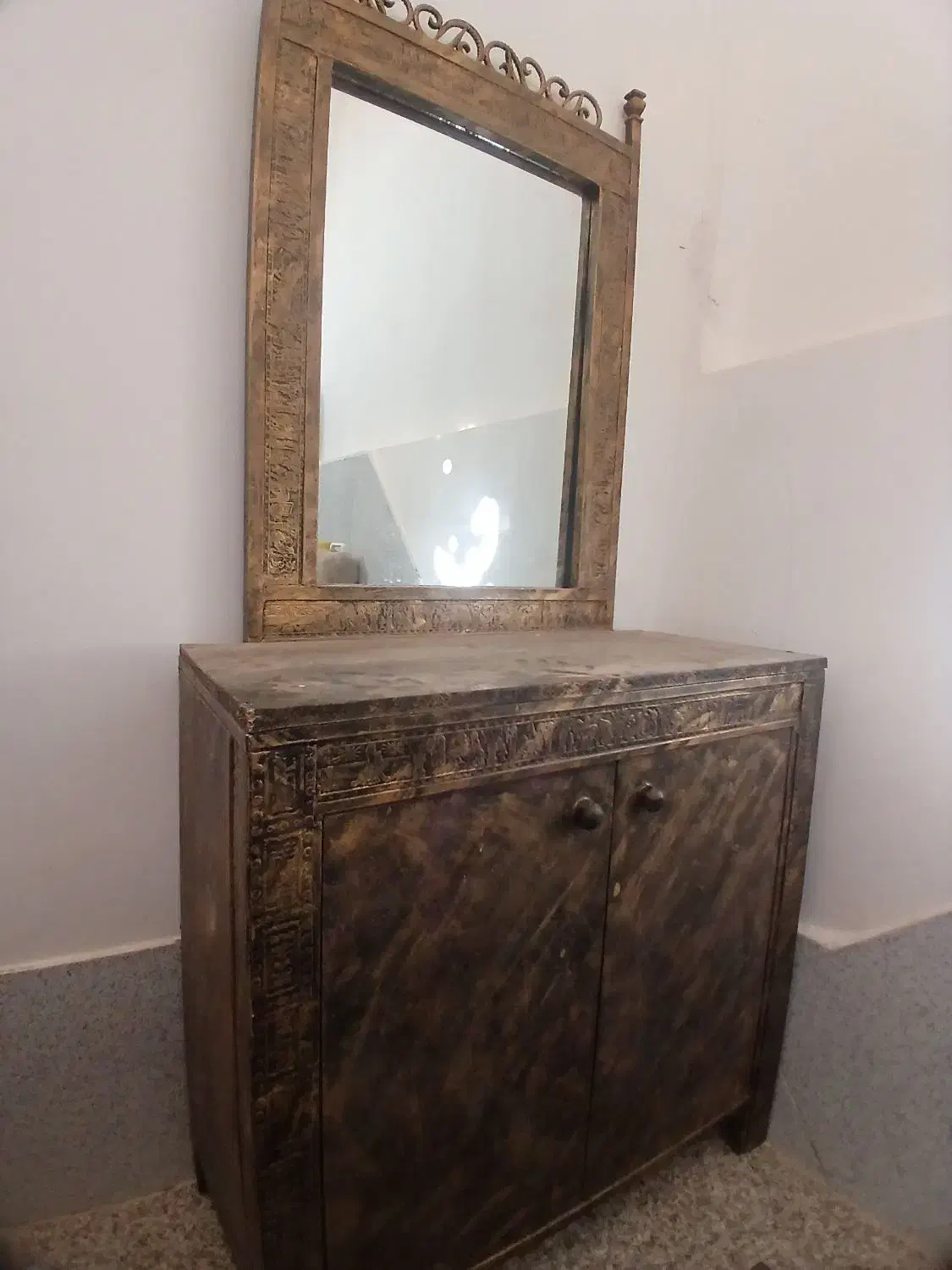 میز ارایش وجاکفشی|جاکفشی، کمد، دراور|پائین جام, |دیوار