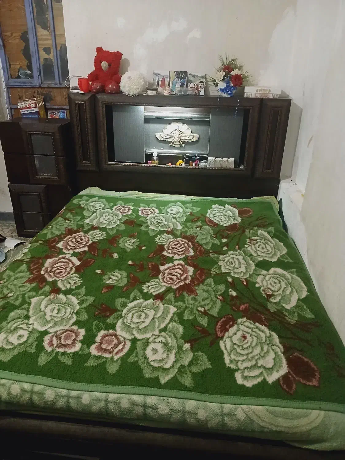 تخت خواب دو نفره|تخت و سرویس خواب|یاسوج, |دیوار