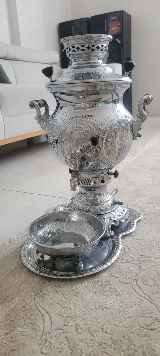 سماور 7لیتری وسوفله|سماور، چای‌ساز، قهوه‌ساز|کرج, حصارک پایین|دیوار