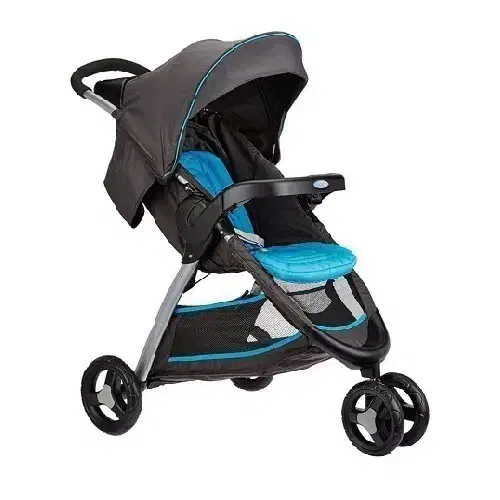 کالسکه تک آبی طوسی سه چرخ گراکو GRACO مدل Fast Act|کالسکه و لوازم جانبی|اهواز, گلستان|دیوار