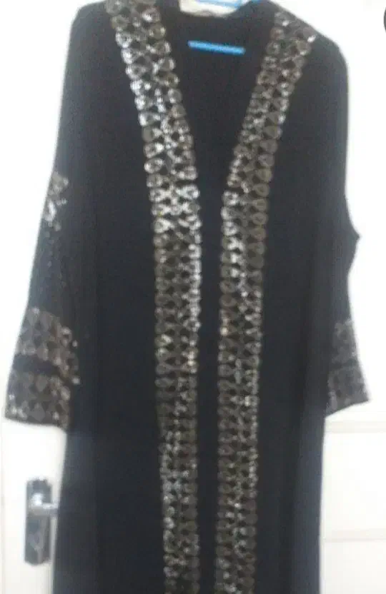 مانتو مشکی رنگ بلند سایز بزرگ خارجی|لباس|ری, دولتآباد|دیوار