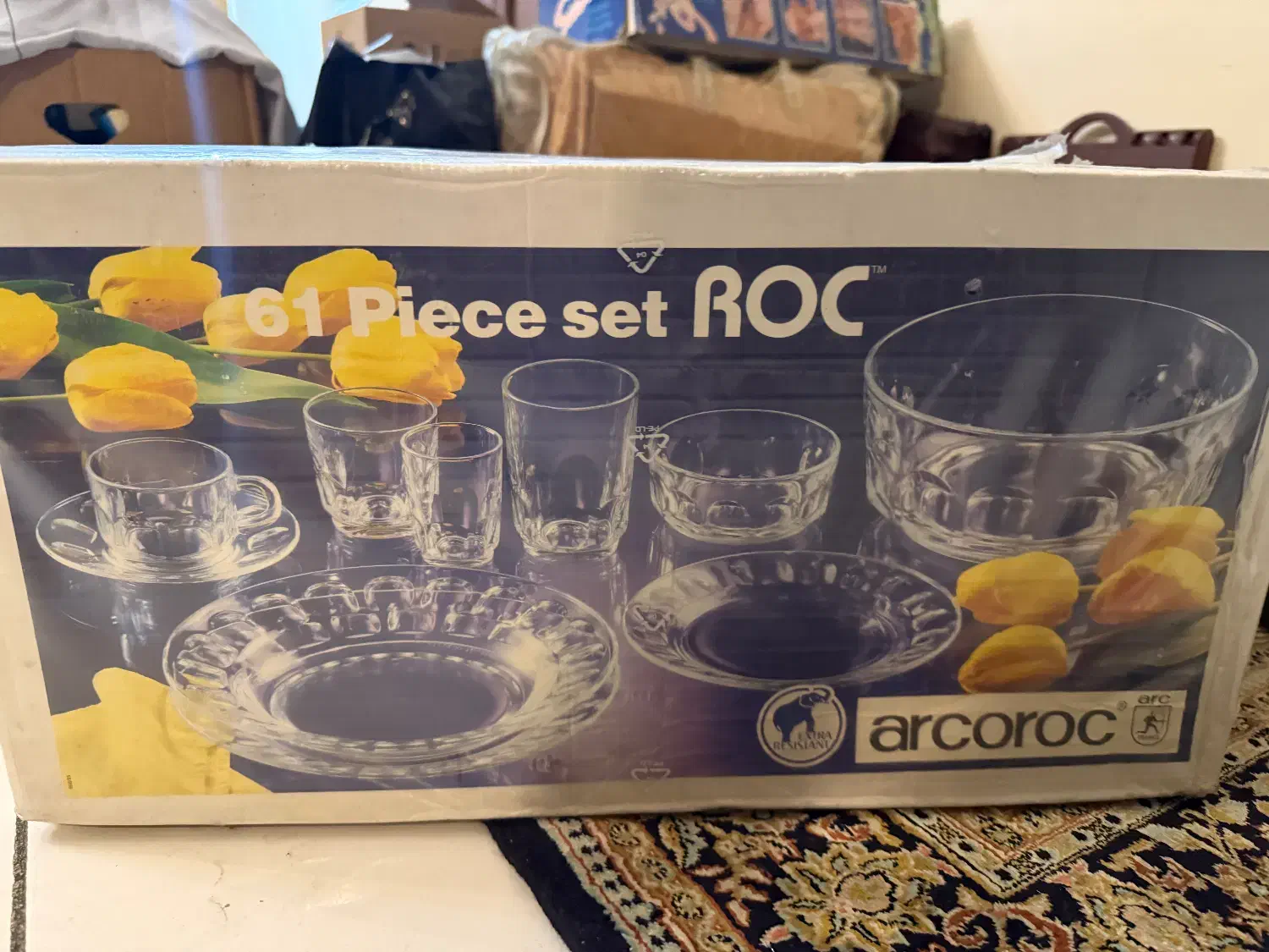 سرویس چینی شصتی یا عینکی ۶۱ پارچه|ظروف سرو و پذیرایی|تهران, نیلوفر|دیوار