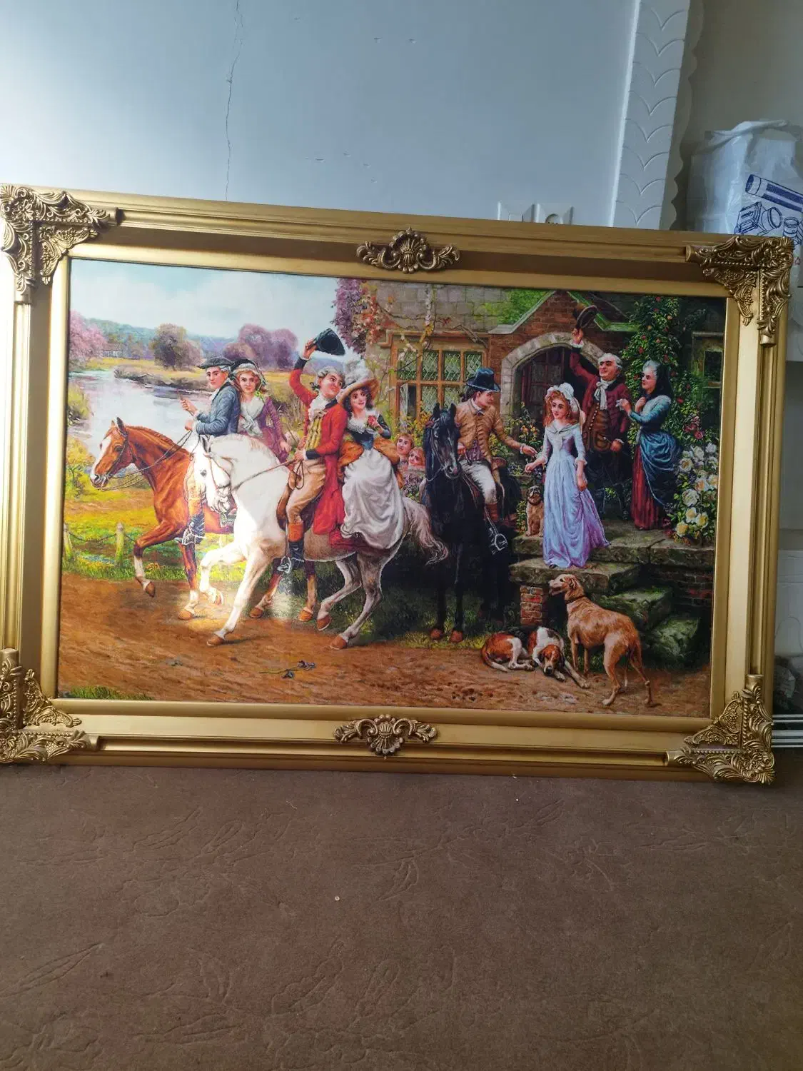 تابلو فرش به ابعاد یک متر در یک ونیم|تابلو فرش|گلپایگان, |دیوار