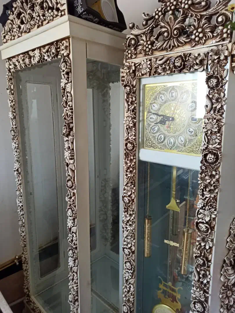 بوفه و ساعت ایستاده|بوفه، ویترین، کنسول|سنندج, |دیوار